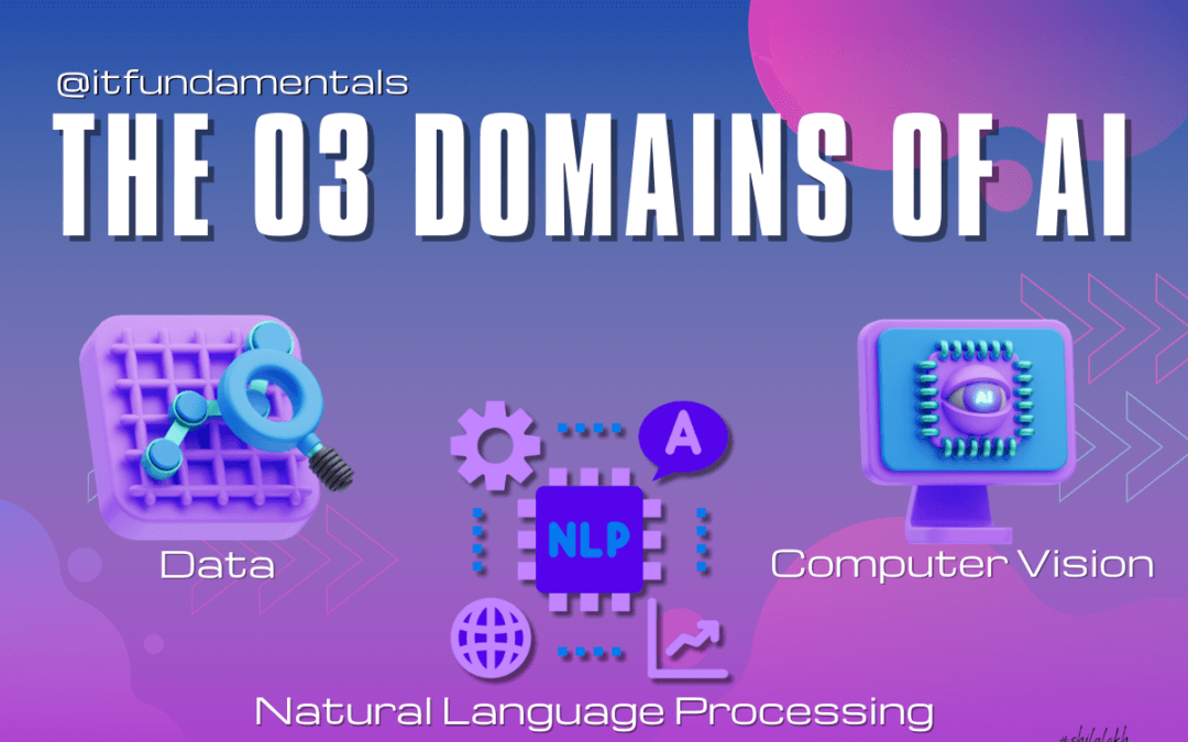 3 Domains of AI: Data, Computer Vision and Natural Language Processing